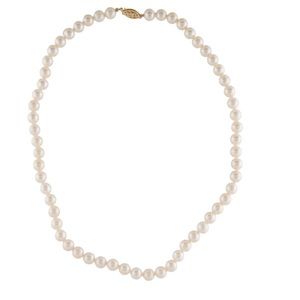 14K Gold Cultured Freshwater Pearl Strand Necklace